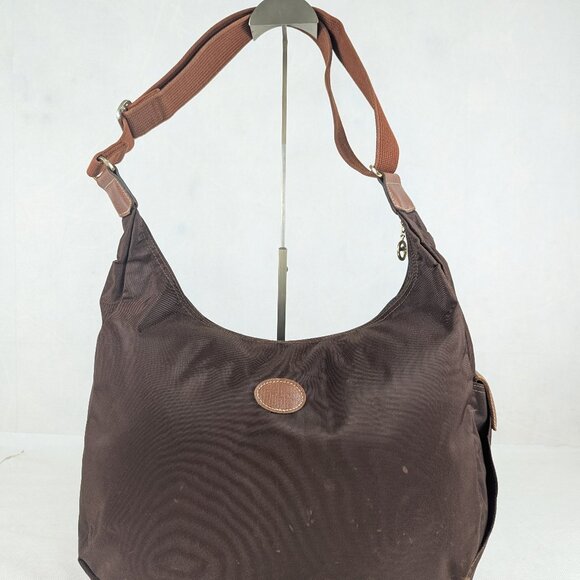 Longchamp Le Pliage Nylon Brown Crossbody Bag– Used Authentic, Classic Everyday! - Picture 1 of 15